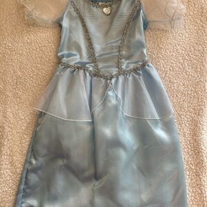 Disney Princess Cinderella Blue Princess Dress with Silver Accents